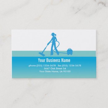 Cleaning Business Card by ArtbyMonica at Zazzle