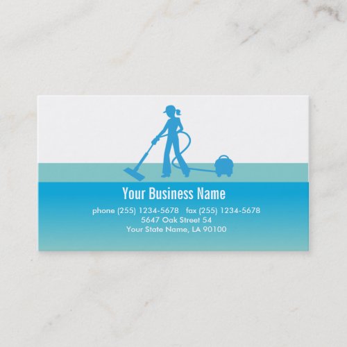 Cleaning Business Card