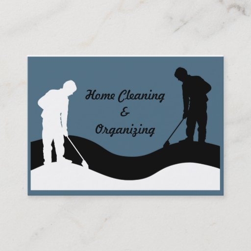 Customizable Cleaning Business Card Template