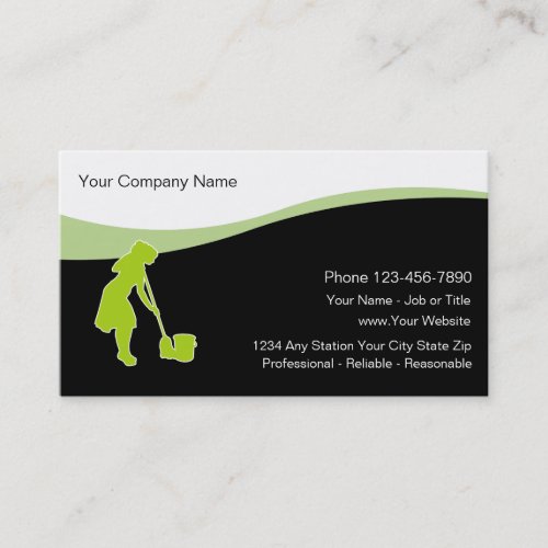 Cleaning Business Cards