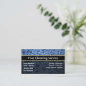 Cleaning Business Cards (Standing Front)