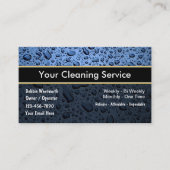 Cleaning Business Cards (Front)