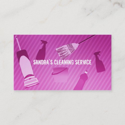Cleaning Business Cards