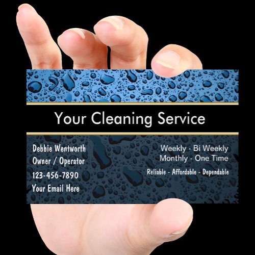 Cleaning Business Cards