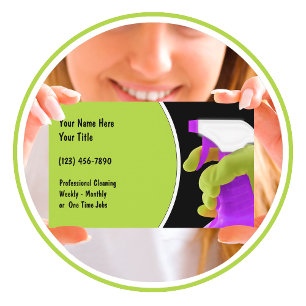 Cleaning Business Cards