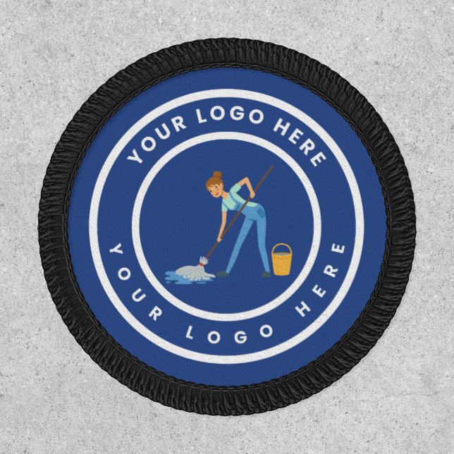 Cleaning Company | Custom Logo Cleaning Service Patch (Front)