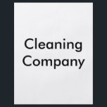 Cleaning Company Flyer<br><div class="desc">cleaning of houses and apartments</div>
