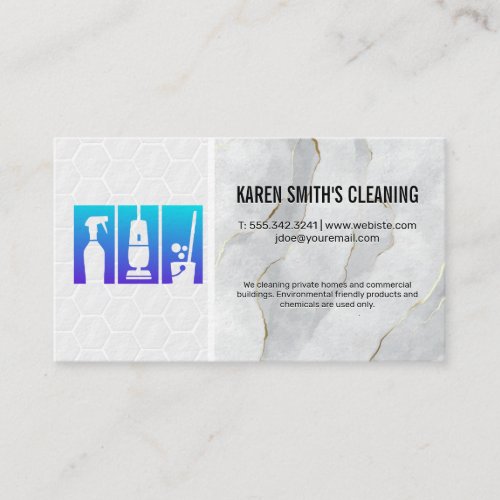 Cleaning Home Maid | Sanitizing | Janitorial Business Card