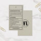 Cleaning Instructions Product Care Hang Tag Card | Zazzle