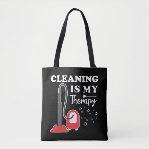 Cleaning Is Therapy Housekeeper Housekeeping Clean Tote Bag