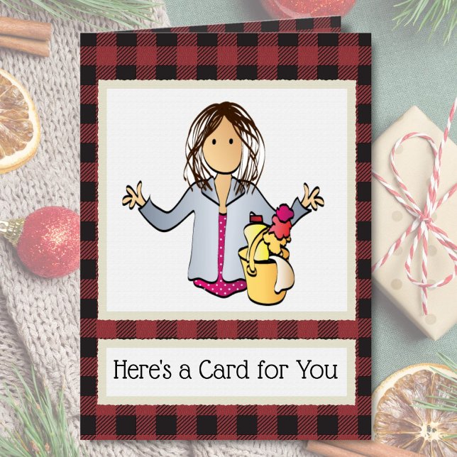 Cleaning Lady Housekeeper from Customer Christmas Card (Creator Uploaded)
