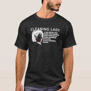 Cleaning Lady Magician T-Shirt