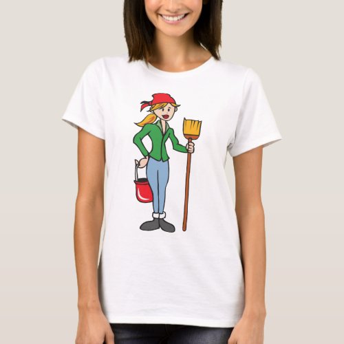 Cleaning Lady T_Shirt