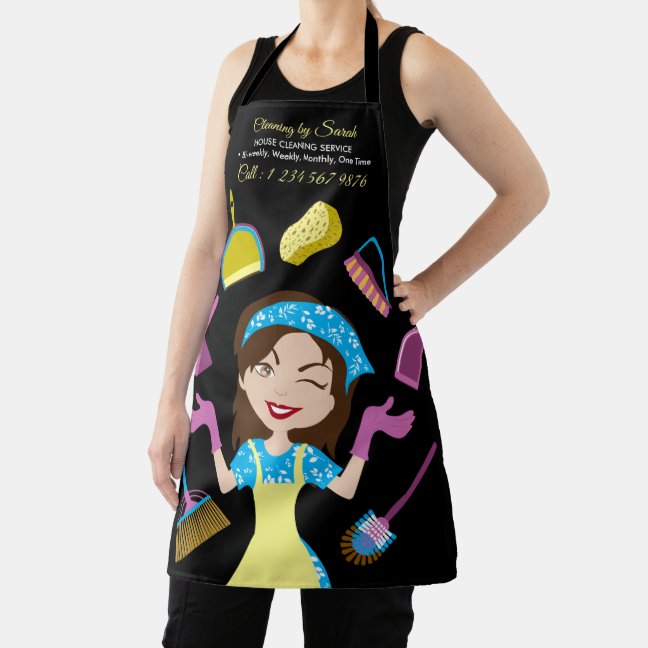 Cleaning Maid boss Janitorial Daily service Apron