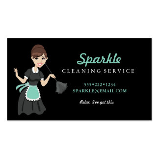 Maid Service Business Cards & Templates | Zazzle