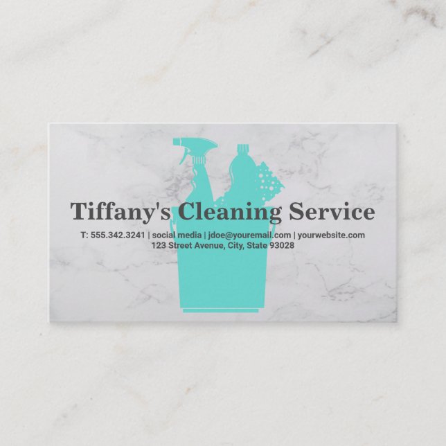 Cleaning | Maid Supplies Business Card (Front)