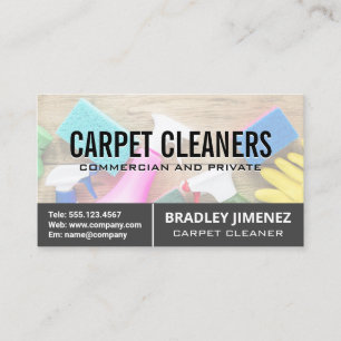 Cleaning Products and Tools Business Card