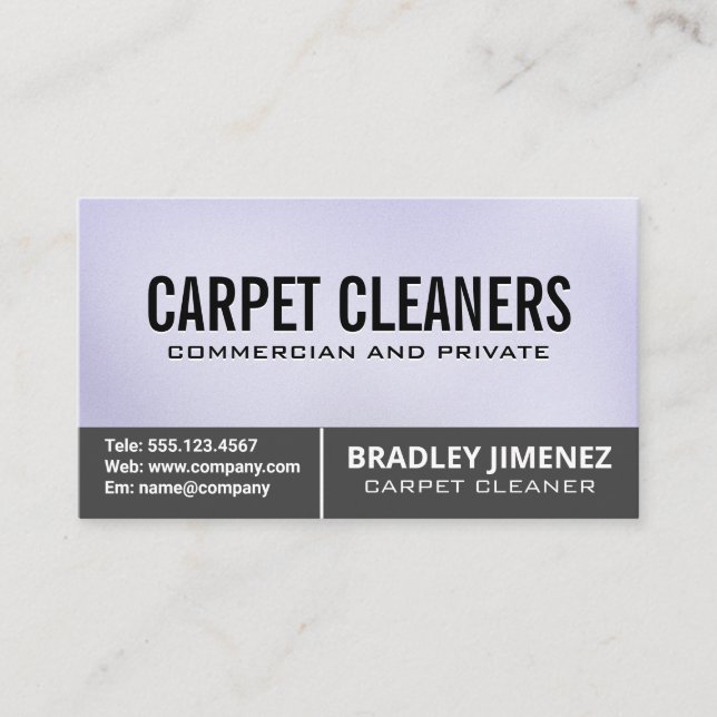 Cleaning Products | House Keeping Business Card (Front)
