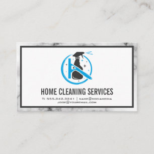 Cleaning Sanitizing Tools Business Card
