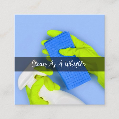 Cleaning Service Bold Modern Business Cards