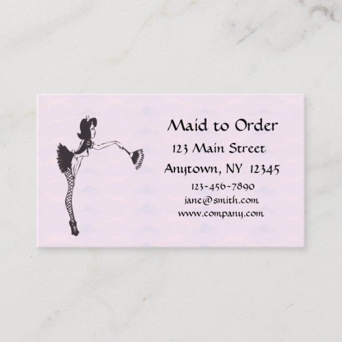 Cleaning Service Business Card