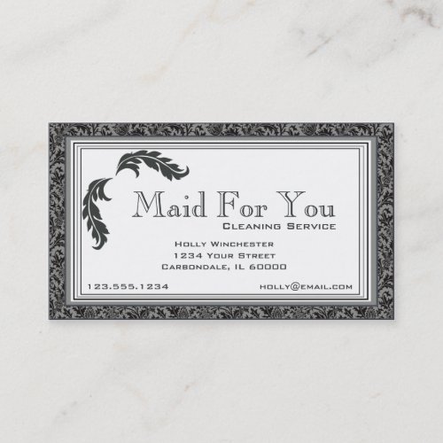 Cleaning Service Business Card