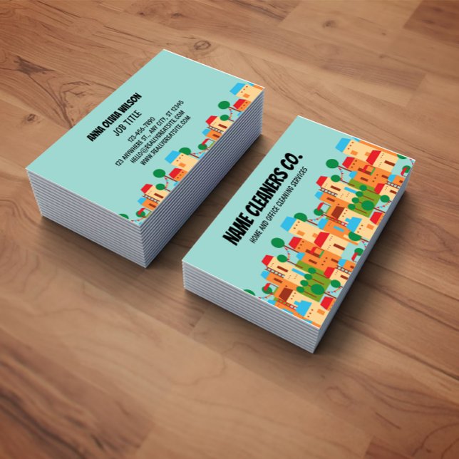Cleaning Service  Business Card (Creator Uploaded)