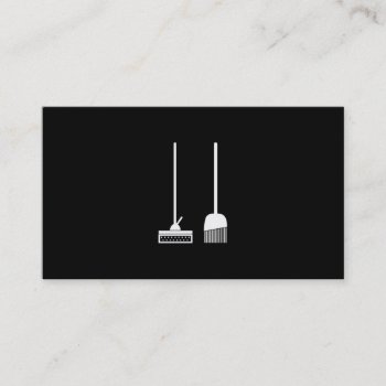 Cleaning Service Business Card by pixelholicBC at Zazzle