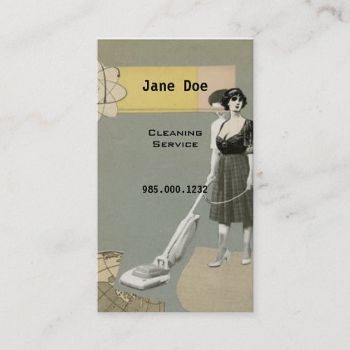 Cleaning Service Business Cards