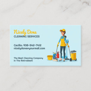 Cleaning Service Business Card