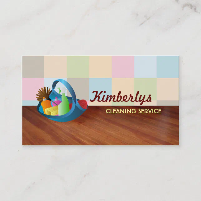 Cleaning Service business cards | Zazzle