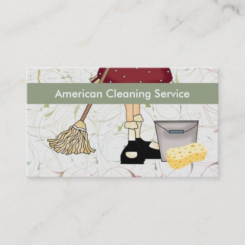 Cleaning Service Business Cards