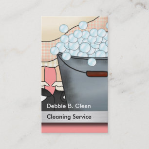 Cleaning Service Business Cards
