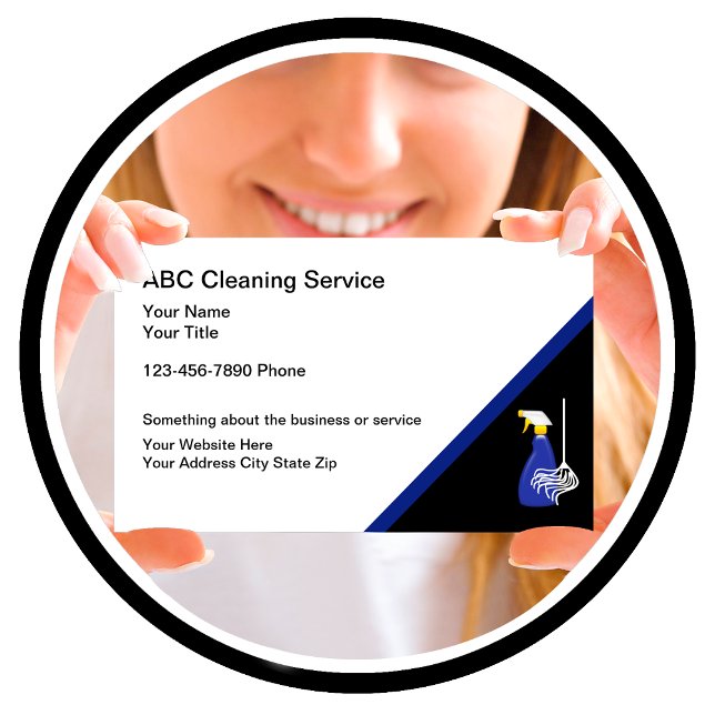 Cleaning Service Business Cards (Creator Uploaded)