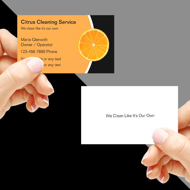 Cleaning Service Business Cards (Creator Uploaded)