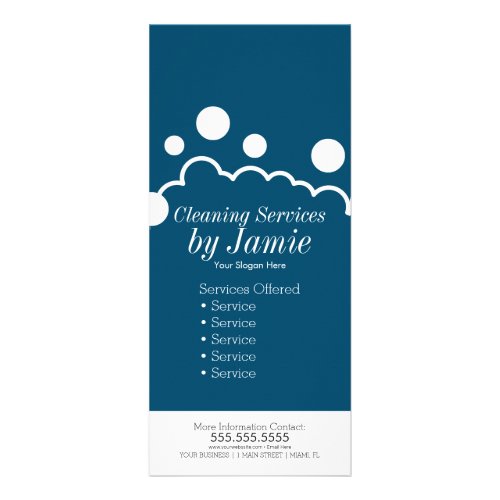 Cleaning Service Business Suds   Rack Card