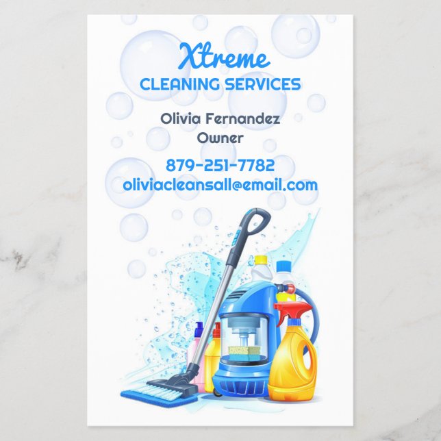 Cleaning Service Flyer (Front)