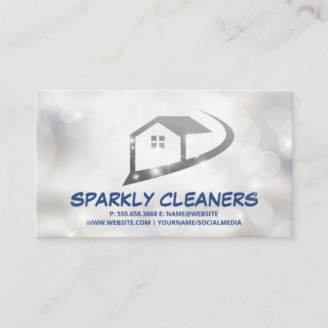 Cleaning Service | Home Maid  Business Card (Front)
