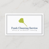 Cleaning Service, Housekeeper Business Card