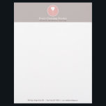 Cleaning Service, Housekeeper Vintage Style Letterhead<br><div class="desc">Coordinates with the Cleaning Service,  Housekeeper Vintage Style Business Card Template by 1201AM. A vintage-styled logo of a white feather duster is combined with your name or business name on this classic letterhead template. Designed for cleaning services,  housekeepers,  maid service,  etc. © 1201AM CREATIVE</div>