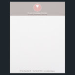 Cleaning Service, Housekeeper Vintage Style Letterhead<br><div class="desc">Coordinates with the Cleaning Service,  Housekeeper Vintage Style Business Card Template by 1201AM. A vintage-styled logo of a white feather duster is combined with your name or business name on this classic letterhead template. Designed for cleaning services,  housekeepers,  maid service,  etc. © 1201AM CREATIVE</div>
