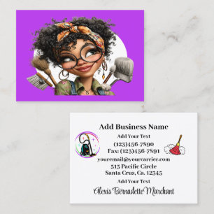 Cleaning Service Housekeeping Business Card