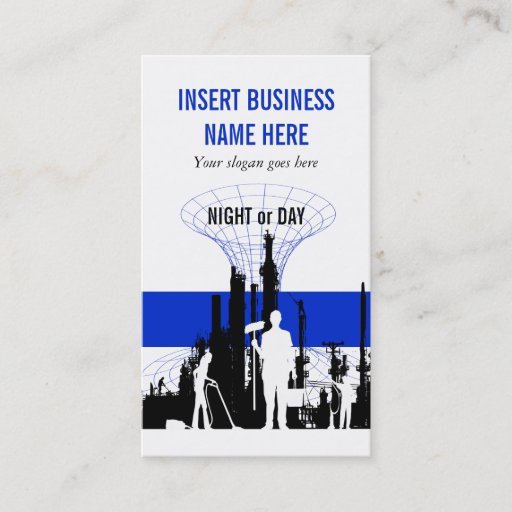 Customizable Cleaning Service industrial maintenance Business Cards