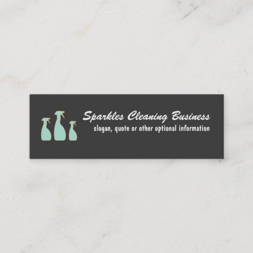 Cleaning Service Mini Business Cards