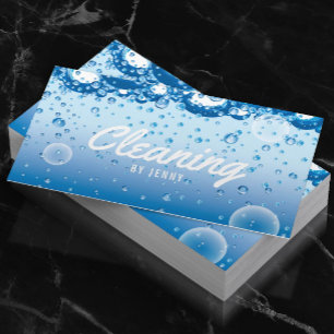 Cleaning Service Professional Housekeeper Business Card