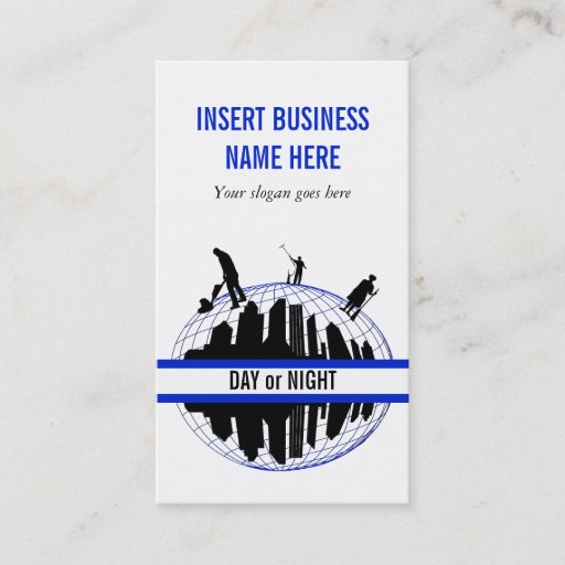 Customizable Cleaning Service professional PERSONALIZE Business Card