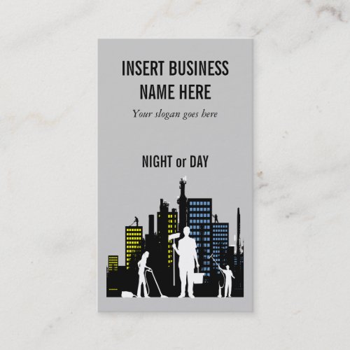 Cleaning Service professional PERSONALIZE Business Card