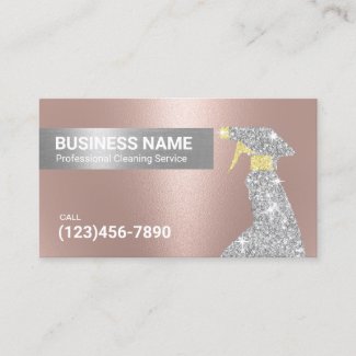 Girly Cleaning Services Business Cards - Page 1 - Girly Business Cards