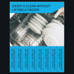 Cleaning service simple modern Tear off Flyer<br><div class="desc">Cleaning service simple modern Tear off Flyer</div>