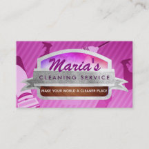 Cleaning Service Slogans Business Cards
